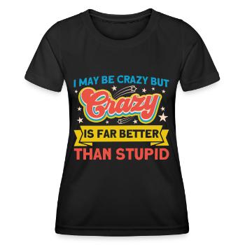 Sarcasm Sarcastic Irony Gift - Women's Functional T-Shirt - black - Front - AI Model Female 172 light (172cm)