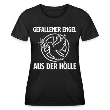 Gefallener Engel aus der Hölle 2 - Frauen Funktions-T-Shirt - Schwarz - Vorne - AI Model Female 172 light (172cm)