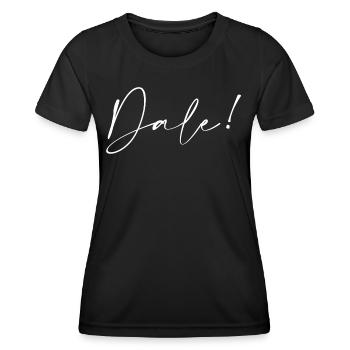 D’accord - T-shirt sport Femme - noir - Devant - AI Model Female 172 light (172cm)