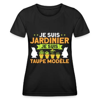 Schrebergarten Gartenarbeit Garten Geschenk - Frauen Funktions-T-Shirt - Schwarz - Vorne - AI Model Female 172 light (172cm)