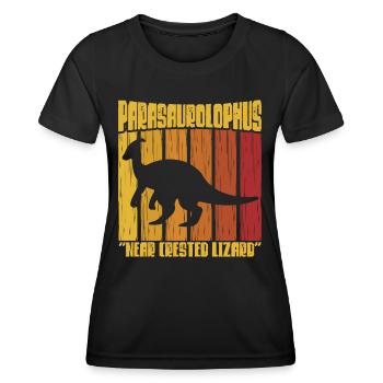 Parasaurolophus Dinosaur Lover Gift - Women's Functional T-Shirt - black - Front - AI Model Female 172 light (172cm)