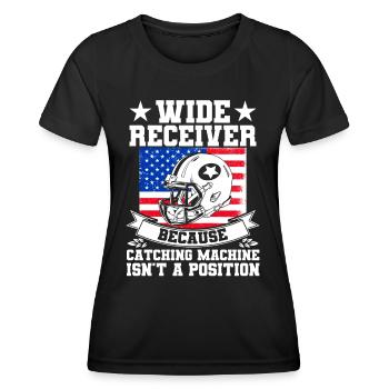 American Football Team Football Game Americ - Women's Functional T-Shirt - black - Front - AI Model Female 172 light (172cm)