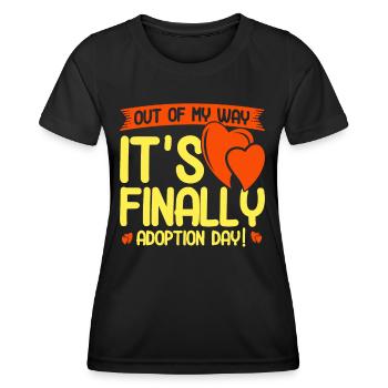 Adoption Adoption of children foster parents - Women's Functional T-Shirt - black - Front - AI Model Female 172 light (172cm)