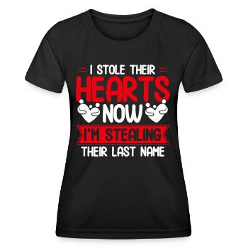 Foster Parents Adoption Adoptive Parents Gift - Women's Functional T-Shirt - black - Front - AI Model Female 172 light (172cm)