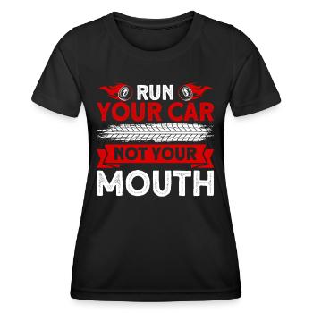 Drag Racing Drag Race Car Racing Gift - Women's Functional T-Shirt - black - Front - AI Model Female 172 light (172cm)