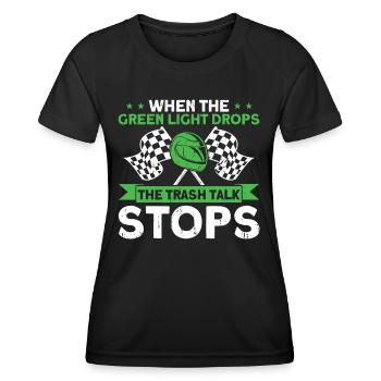 Drag Race Car Racing Drag Racing Gift - Women's Functional T-Shirt - black - Front - AI Model Female 172 light (172cm)