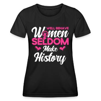 Women's Rights Feminist Empowerment - Women's Functional T-Shirt - black - Front - AI Model Female 172 light (172cm)