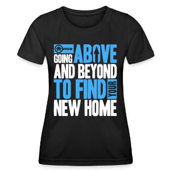 Real Estate Sale Real Estate Real Estate Agent Business - Women's Functional T-Shirt - black - Front - AI Model Female 172 light (172cm)