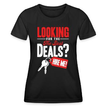 House Sell Property Agent Gift - Women's Functional T-Shirt - black - Front - AI Model Female 172 light (172cm)