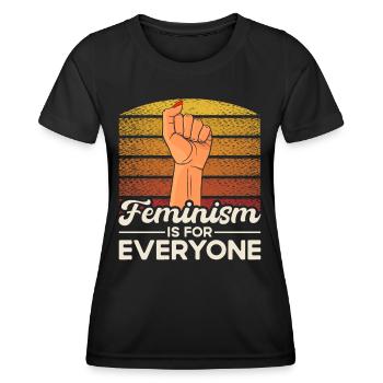 Women's Rights Feminist Empowerment - Women's Functional T-Shirt - black - Front - AI Model Female 172 light (172cm)