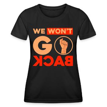 Gender equality Feminism Rec - Women's Functional T-Shirt - black - Front - AI Model Female 172 light (172cm)