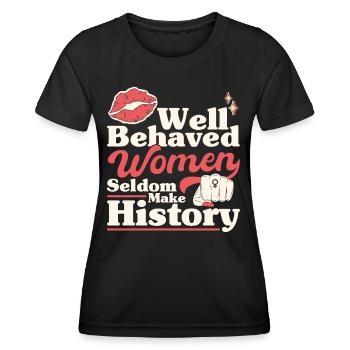 Women's Rights Feminist Empowerment - Women's Functional T-Shirt - black - Front - AI Model Female 172 light (172cm)