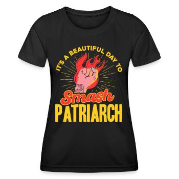 Gender equality Feminism Rec - Women's Functional T-Shirt - black - Front - AI Model Female 172 light (172cm)