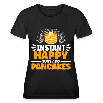Pancakes Lovers Pancakes Day Pancakes - Women's Functional T-Shirt - black - Front - AI Model Female 172 light (172cm)