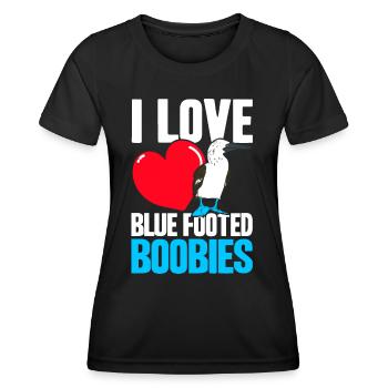 Tölpelvogel Seevogel Tölpel Geschenk - Frauen Funktions-T-Shirt - Schwarz - Vorne - AI Model Female 172 light (172cm)