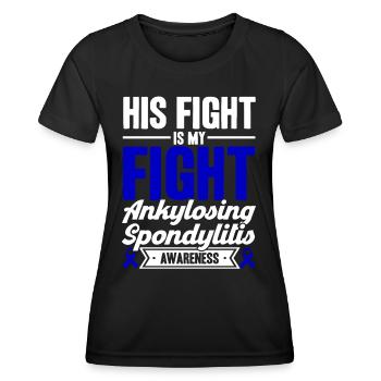 Spondylarthrite ankylosante Conscience Spondylarthrite ank - T-shirt sport Femme - noir - Devant - AI Model Female 172 light (172cm)