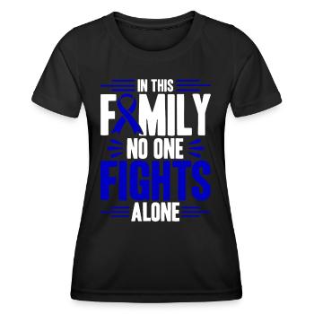 Spondylarthrite ankylosante prise en charge de la spondylarthrite a - T-shirt sport Femme - noir - Devant - AI Model Female 172 light (172cm)