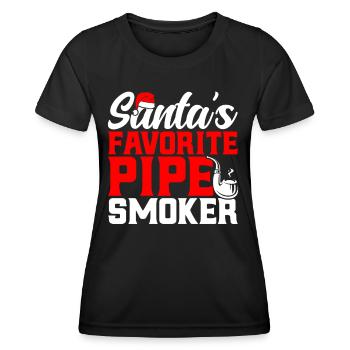 Pipe Smokers Community Pipe Smoking Pipes fr - T-shirt sport Femme - noir - Devant - AI Model Female 172 light (172cm)