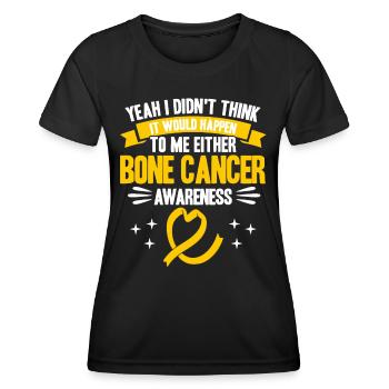Bone Cancer Fighter Bone Cancer Awareness Knoc - Women's Functional T-Shirt - black - Front - AI Model Female 172 light (172cm)