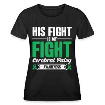Cerebral palsy consciousness Cerebral palsy Un - Women's Functional T-Shirt - black - Front - AI Model Female 172 light (172cm)