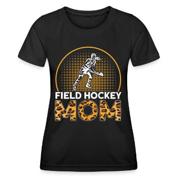 Feldhockey Mama Feldhockey Geschenk - Frauen Funktions-T-Shirt - Schwarz - Vorne - AI Model Female 172 light (172cm)