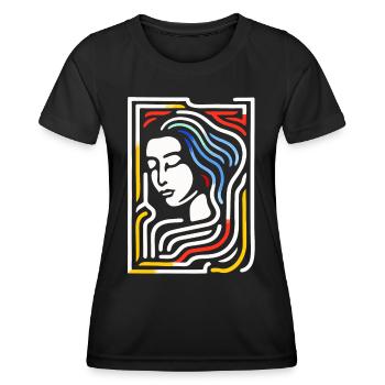 The Beautiful Labyrinth - Women's Functional T-Shirt - black - Front - AI Model Female 172 light (172cm)