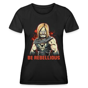 Be rebellious like a rocker motorcyclist - Women's Functional T-Shirt - black - Front - AI Model Female 172 light (172cm)