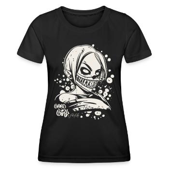 Good Love: Anime Manga Girl - Women's Functional T-Shirt - black - Front - AI Model Female 172 light (172cm)