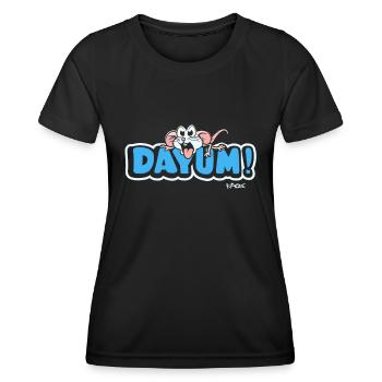 dit la maudite souris - T-shirt sport Femme - noir - Devant - AI Model Female 172 light (172cm)