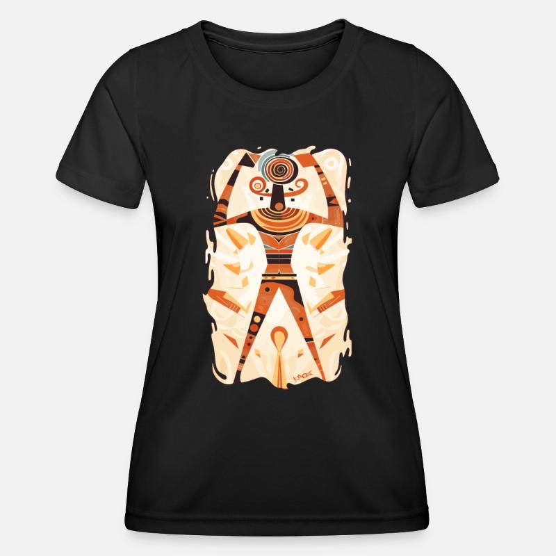 Ancient Culture: Cave Paintings - Women's Functional T-Shirt - black