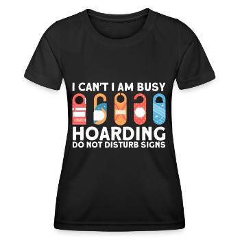 Sammeln Urlaub Sammlung Geschenk - Frauen Funktions-T-Shirt - Schwarz - Vorne - AI Model Female 172 light (172cm)