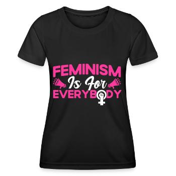 Women's Rights Feminist Empowerment - Women's Functional T-Shirt - black - Front - AI Model Female 172 light (172cm)