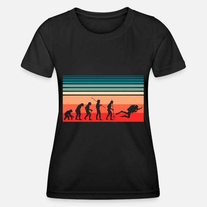 Evolution Diving - Women's Functional T-Shirt - black