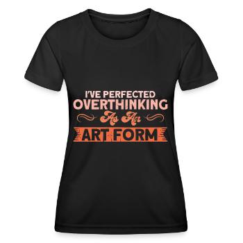 Sarcasm Sarcastic Irony Gift - Women's Functional T-Shirt - black - Front - AI Model Female 172 light (172cm)