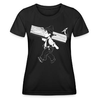 Zimmermann - Frauen Funktions-T-Shirt - Schwarz - Vorne - AI Model Female 172 light (172cm)