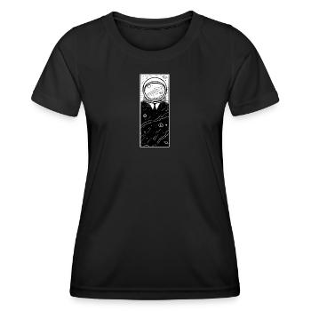 Tee Bro Space Suit - Women's Functional T-Shirt - black - Front - AI Model Female 172 light (172cm)