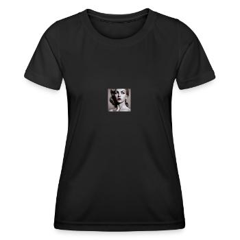 Pin Up Girl 2 - Women's Functional T-Shirt - black - Front - AI Model Female 172 light (172cm)