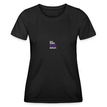 Traubenanbau Weinberg Hobbywinzer Winzer - Frauen Funktions-T-Shirt - Schwarz - Vorne - AI Model Female 172 light (172cm)
