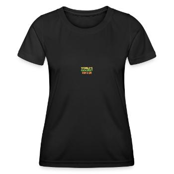 Drôle Chanteur Karaoké Chanteur Amusant - T-shirt sport Femme - noir - Devant - AI Model Female 172 light (172cm)