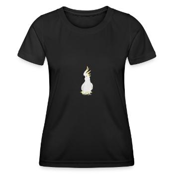 Cacatoès, ornithologue, biologiste, ornithologue - T-shirt sport Femme - noir - Devant - AI Model Female 172 light (172cm)