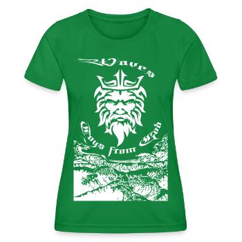 Waves Toys from God - Frauen Funktions-T-Shirt - Kelly Green - Vorne - AI Model Female 172 dark (172cm)