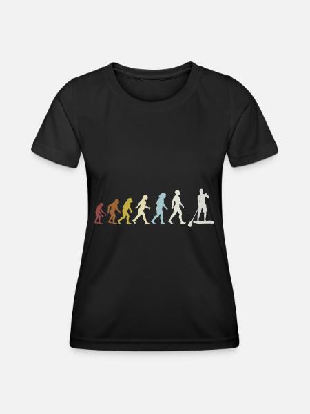 Évolution du Stand up Paddle Paddle - T-shirt sport Femme - noir