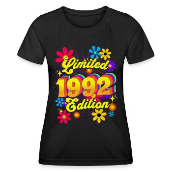 Rétro et Vintage 1992 Femme 30 Ans Anniversaire - T-shirt sport Femme - noir - Devant - AI Model Female 172 light (172cm)