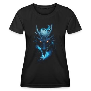 Dragon Jeu de rôle Dragon - T-shirt sport Femme - noir - Devant - AI Model Female 172 light (172cm)