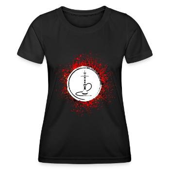 Bong Smoking Pipe - Women's Functional T-Shirt - black - Front - AI Model Female 172 light (172cm)