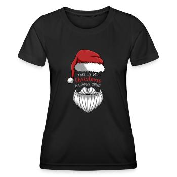 This Is My Christmas Pajama Outfit - Women's Functional T-Shirt - black - Front - AI Model Female 172 light (172cm)