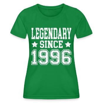 Legendary since 1996 - Frauen Funktions-T-Shirt - Kelly Green - Vorne - AI Model Female 172 dark (172cm)