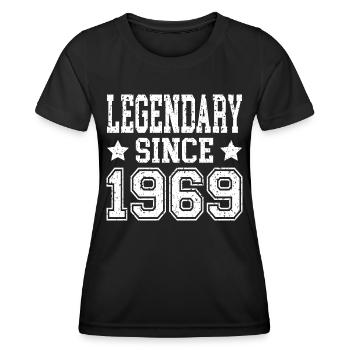 Legendary since 1969 - Women's Functional T-Shirt - black - Front - AI Model Female 172 light (172cm)