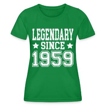Legendary since 1959 - Women's Functional T-Shirt - kelly green - Front - AI Model Female 172 dark (172cm)