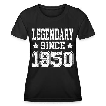 Legendary since 1950 - Women's Functional T-Shirt - black - Front - AI Model Female 172 light (172cm)
